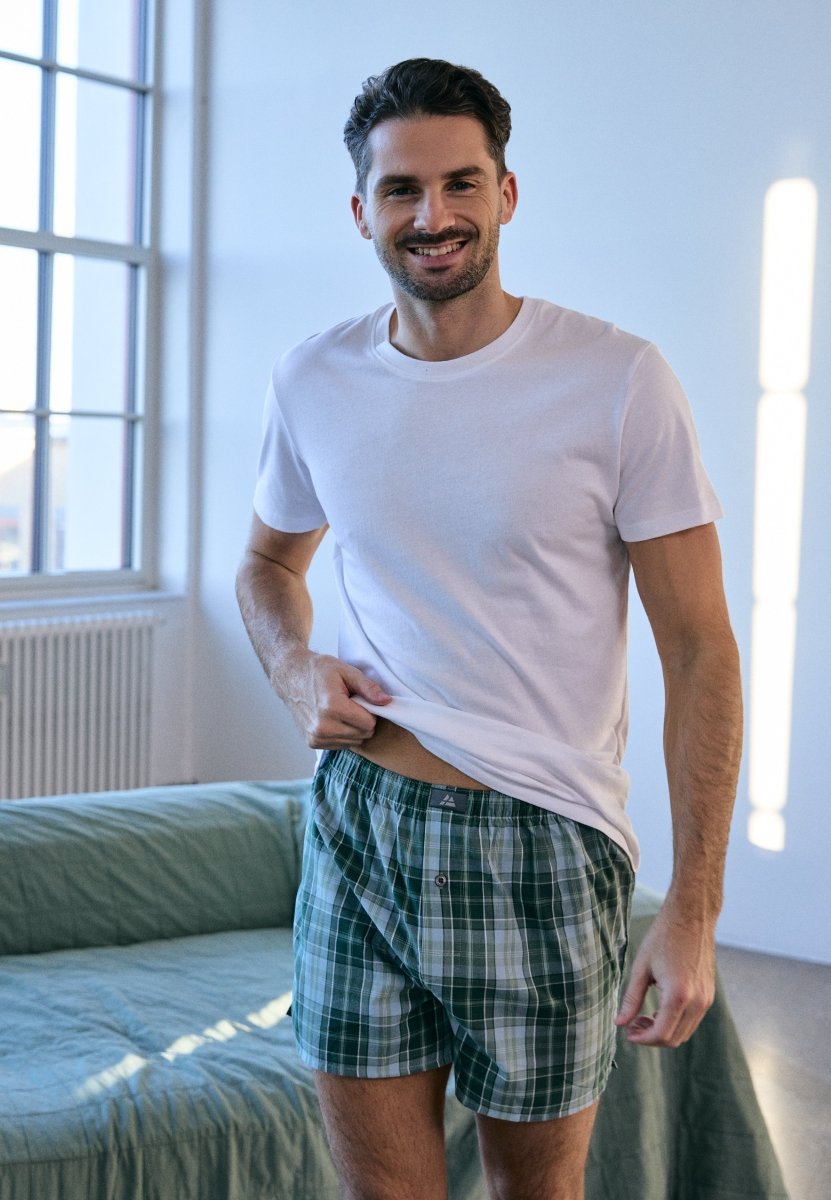 WOVEN BOXER SHORTS FOR MEN - DANISH ENDURANCE