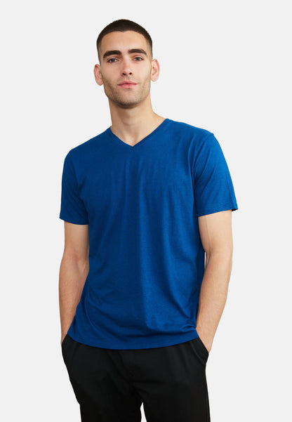 T-SHIRT À COL EN V EN MODAL POUR HOMME