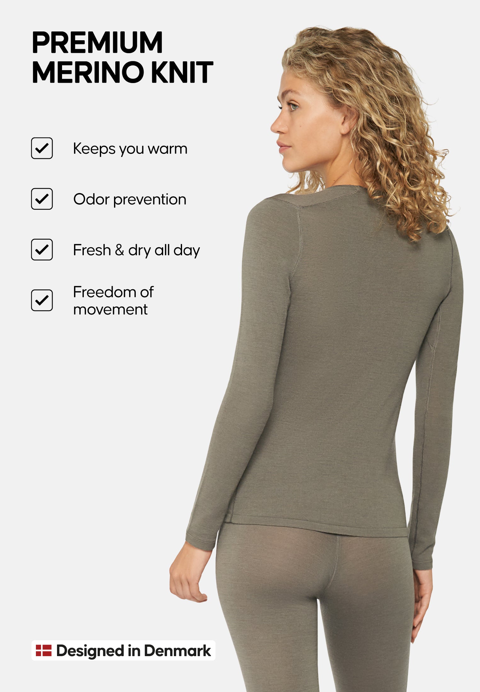 CHEMISE BASELAYER EN LAINE MÉRINOS POUR FEMME