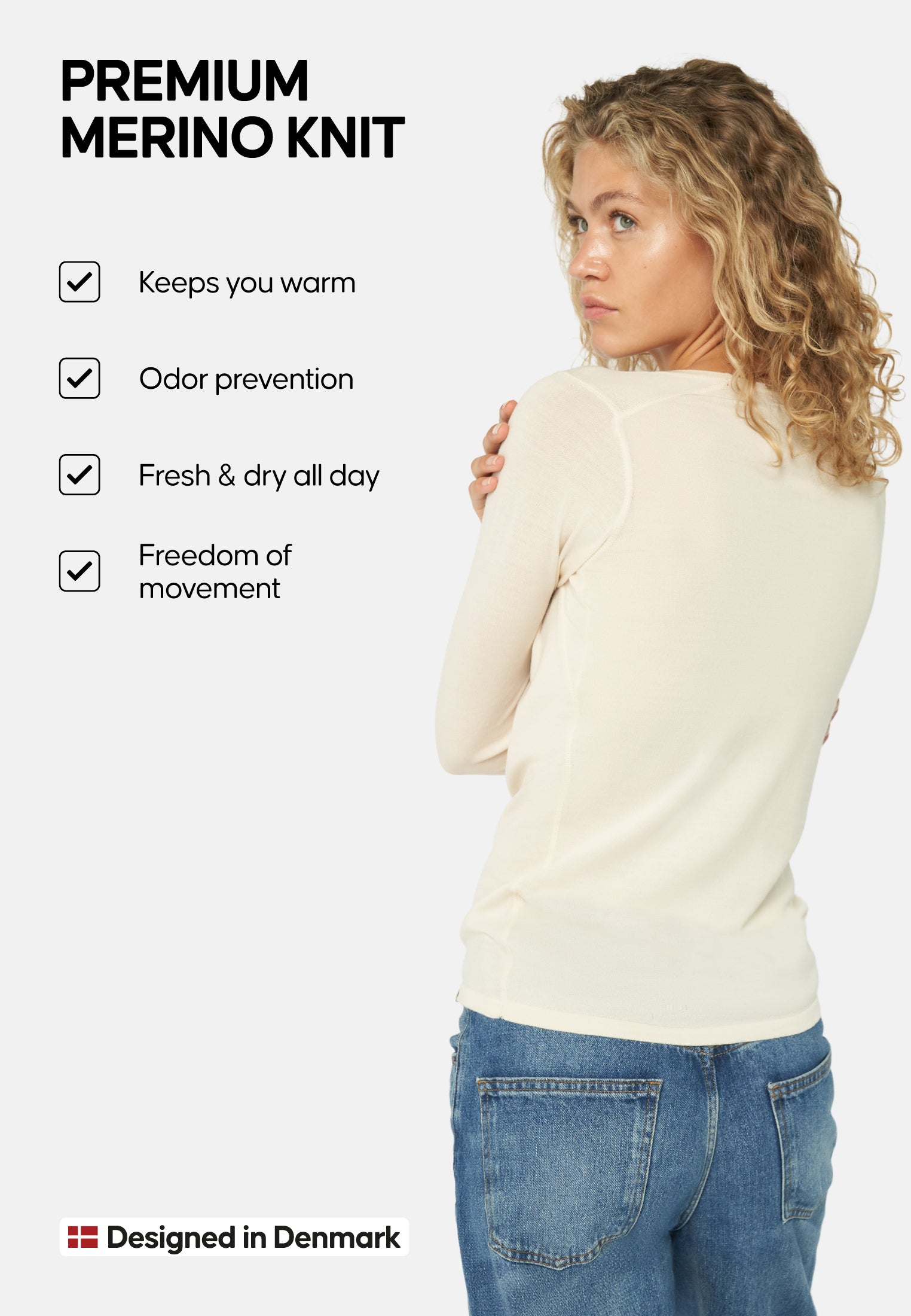 CHEMISE BASELAYER EN LAINE MÉRINOS POUR FEMME