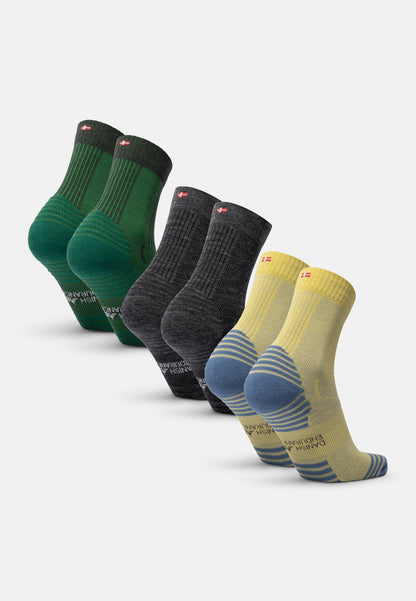 CHAUSSETTES DE RANDONNÉE EN LAINE MÉRINOS LÉGÈRES