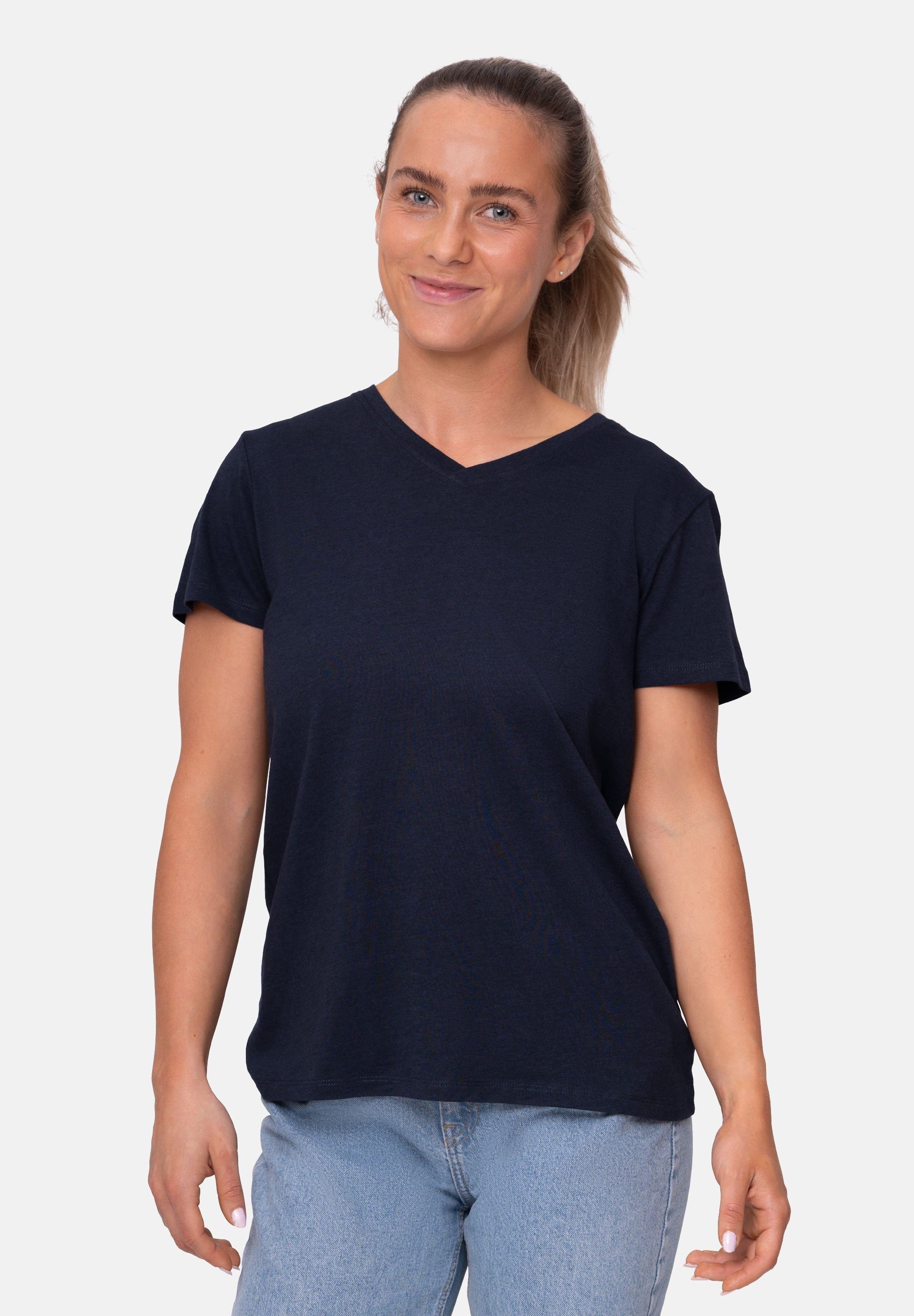 MODAL V-AUSSCHNITT T-SHIRT FÜR DAMEN