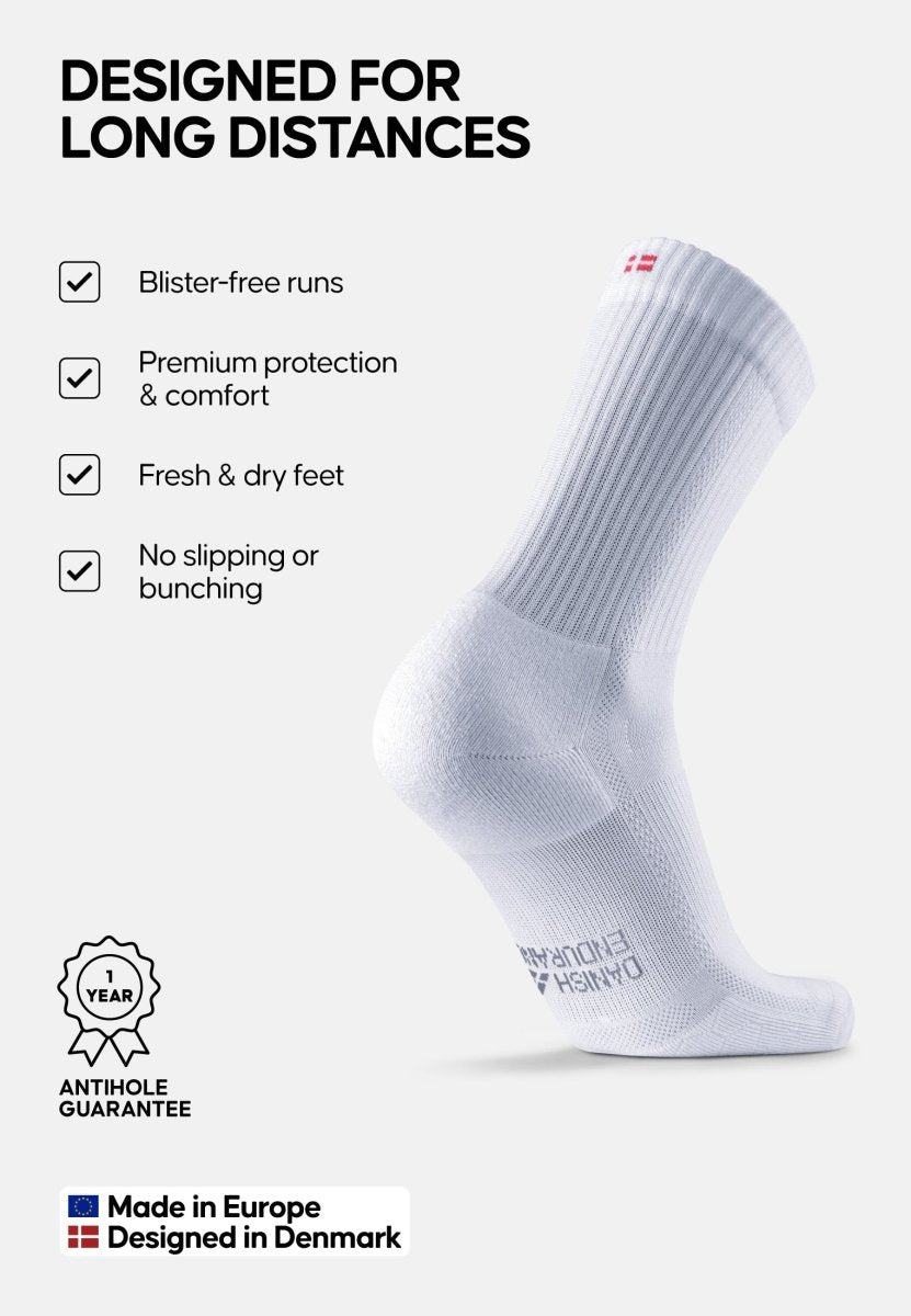 LONG - DISTANCE CREW RUNNING SOCKS - DANISH ENDURANCE